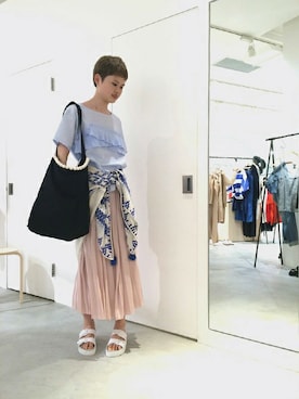 note et silence.さん（レディース・164cm）の夏コーディネート