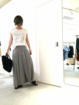 note et silence.さん（レディース・161cm）の夏コーディネート