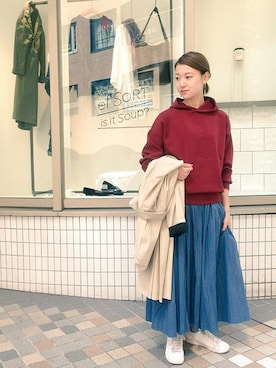 「フード」｜note et silence.さん（レディース・160cm）の夏コーディネート