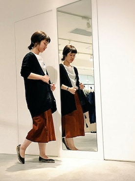 「So 1:1（ソウワンバイワン）のアイテム」を使った、note et silence.さん（レディース・159cm）の夏コーディネート