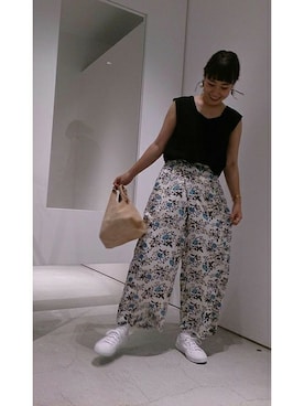 「So 1:1（ソウワンバイワン）のアイテム」を使った、note et silence.さん（レディース・159cm）の夏コーディネート