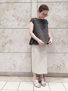 note et silence.さん（レディース・157cm）の夏コーディネート