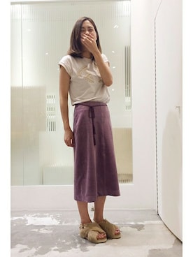 「So 1:1（ソウワンバイワン）のアイテム」を使った、note et silence.さん（レディース・162cm）の夏コーディネート