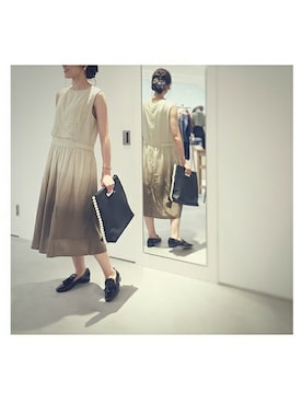 「OLIKA（オリカ）のアイテム」を使った、note et silence.さん（レディース・155cm）の秋コーディネート