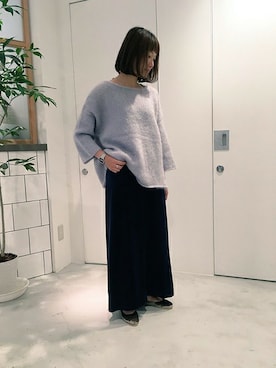 「nitca（ニトカ）のアイテム」を使った、note et silence.さん（レディース・158cm）の秋コーディネート