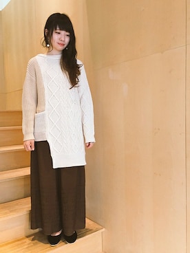 note et silence.さん（レディース・161cm）の秋コーディネート