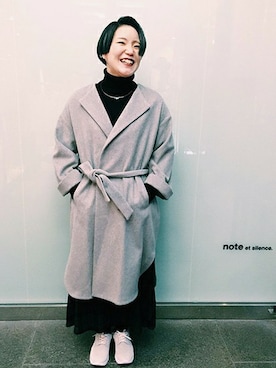 note et silence.さん（レディース・166cm）の秋コーディネート
