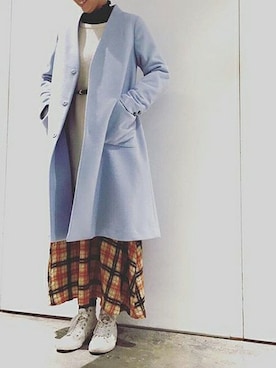 「rukkilill（ルッキリル）のアイテム」を使った、note et silence.さん（レディース・168cm）の秋コーディネート