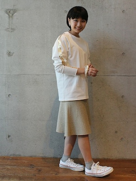 「スエット」｜note et silence.さん（レディース・160cm）の春コーディネート