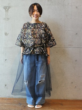 「OLIKA（オリカ）のアイテム」を使った、note et silence.さん（レディース・154cm）の冬コーディネート