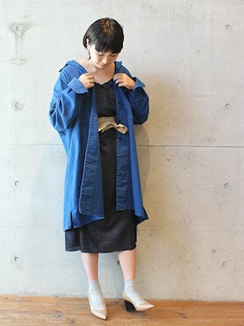 「ラメ」｜note et silence.さん（レディース・160cm）の冬コーディネート