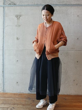 「OLIKA（オリカ）のアイテム」を使った、note et silence.さん（レディース・160cm）の冬コーディネート