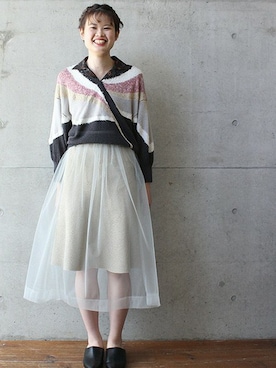 「ラメ」｜note et silence.さん（レディース・163cm）の春コーディネート