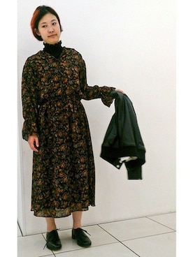 note et silence.さん（レディース・158cm）の冬コーディネート