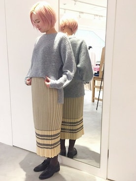 note et silence.さん（レディース・165cm）の冬コーディネート