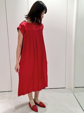 「プリーツ」｜note et silence.さん（レディース・160cm）の冬コーディネート