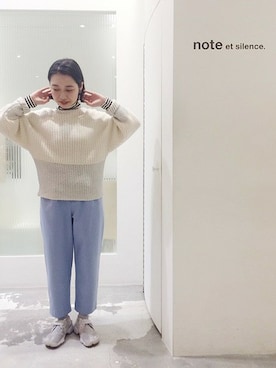 note et silence.さん（レディース・155cm）の冬コーディネート