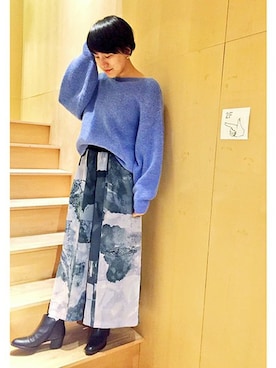 「テロテロ」｜note et silence.さん（レディース・158cm）の冬コーディネート