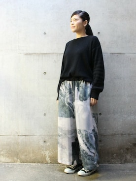 「ワッフル」｜note et silence.さん（レディース・160cm）の冬コーディネート