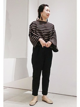 「フレアスリーブ」｜note et silence.さん（レディース・160cm）の冬コーディネート