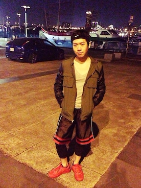 黃小豪さん（メンズ・175cm）の夏コーディネート