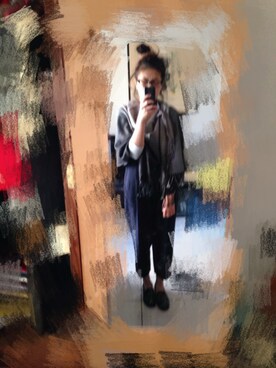 「streetsnap」｜「アイテム（スラックス）」を使った、tingtinglovesclothesさん（レディース・165cm）の冬コーディネート