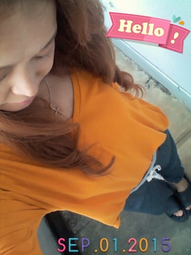 「アイテム（キャミソール、レッド系）」を使った、mariさん（レディース・160cm）の秋コーディネート