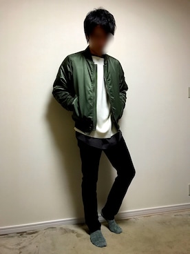 「SHIPS JET BLUE（シップスジェットブルー）のアイテム（ブルゾン）」を使った、マキさんさん（メンズ・180cm）の秋コーディネート