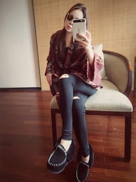 嘉嘉さん（キッズ・100cm）の冬コーディネート