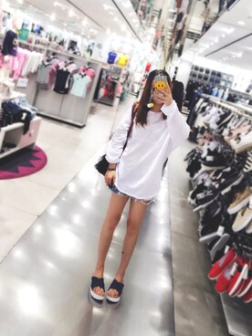 嘉嘉さんの（H&M | エイチ・アンド・エム）を使ったコーディネート