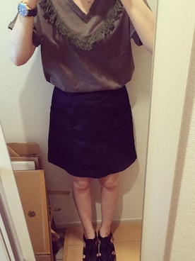 「chico_（チコ）のアイテム（スカート）」を使った、hphpさん（レディース・159cm）の夏コーディネート