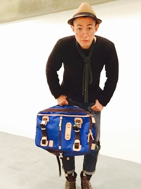「アイテム（バングル/リストバンド、ブラウン系）」を使った、kensodasportsさん（メンズ・181cm）の冬コーディネート