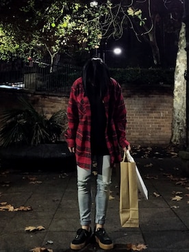 「musium div（musium div）のアイテム」を使った、HannahWongさん（レディース・160cm）の夏コーディネート