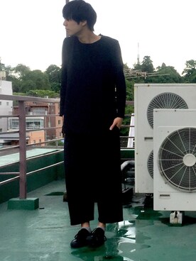 「SHUTTLE（シャトル）のアイテム」を使った、zumikuroさん（メンズ・176cm）の夏コーディネート