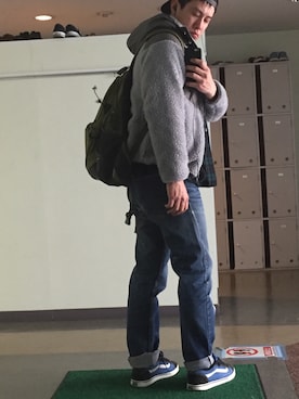 「アイテム（その他アウター）」を使った、こーすけさん（メンズ・185cm・20代）の冬コーディネート