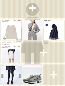 *yccさん（レディース・157cm）の秋コーディネート