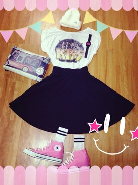 きなこ♥さん（レディース・170cm）の夏コーディネート