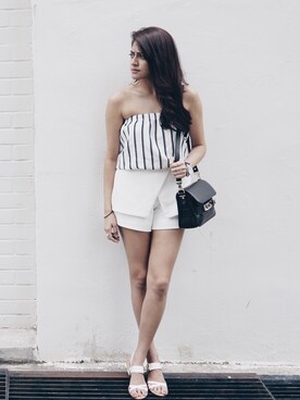 「monochrome」｜「アイテム（サンダル）」を使った、laveenabさん（レディース・162cm）の秋コーディネート