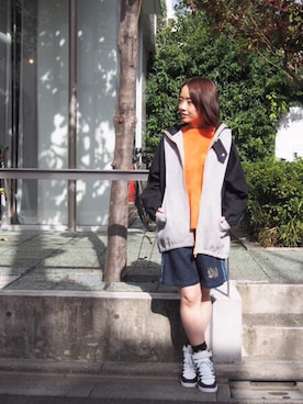 「FRAPBOIS（フラボア）のアイテム」を使った、MATSUKOさん（レディース・152cm）の冬コーディネート