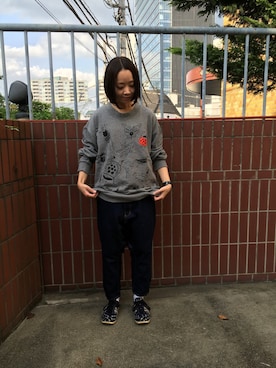 「FRAPBOIS（フラボア）のアイテム」を使った、MATSUKOさん（レディース・152cm）の秋コーディネート