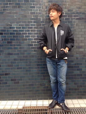 「2 class.ics（トゥークラスドットイクス）のアイテム」を使った、あきよさん（メンズ・163cm）の春コーディネート