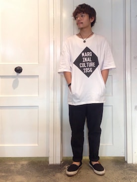 「2 class.ics（トゥークラスドットイクス）のアイテム」を使った、あきよさん（メンズ・163cm）の春コーディネート