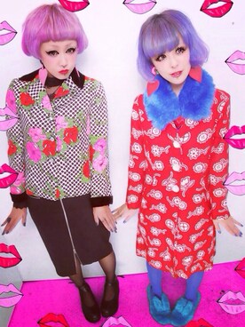 「AHCAHCUM.muchacha（アチャチュムムチャチャ）のアイテム（シューズ）」を使った、しおちゃんさん（レディース・155cm）の夏コーディネート