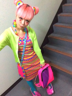 「AHCAHCUM.muchacha（アチャチュムムチャチャ）のアイテム（シューズ）」を使った、しおちゃんさん（レディース・155cm）の春コーディネート