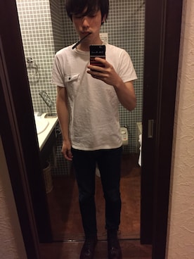 しろくろさん（メンズ・170cm）の春コーディネート