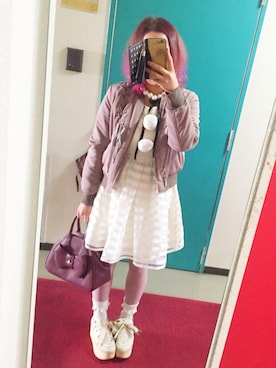 「KIKKA THE DIARY OF（キッカ　ザ　ダイアリー　オブ）のアイテム（ブルゾン）」を使った、やねおさん（レディース・152cm）の冬コーディネート