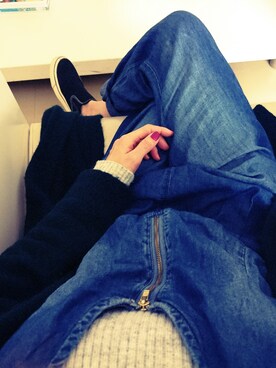 「アイテム（つなぎ/オールインワン）」を使った、chiiiiiiikoさん（レディース・160cm）の冬コーディネート