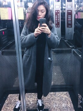 Alice Yangさん（レディース・160cm）の冬コーディネート