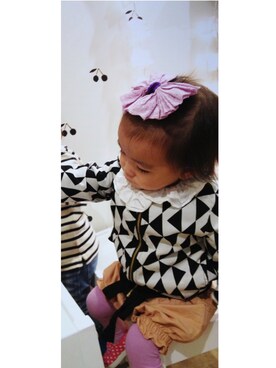「アイテム（ノーカラージャケット、その他）」を使った、L▲ｃ◎さん（キッズ・80cm）の冬コーディネート