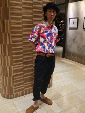 おかださん（メンズ・175cm）の夏コーディネート